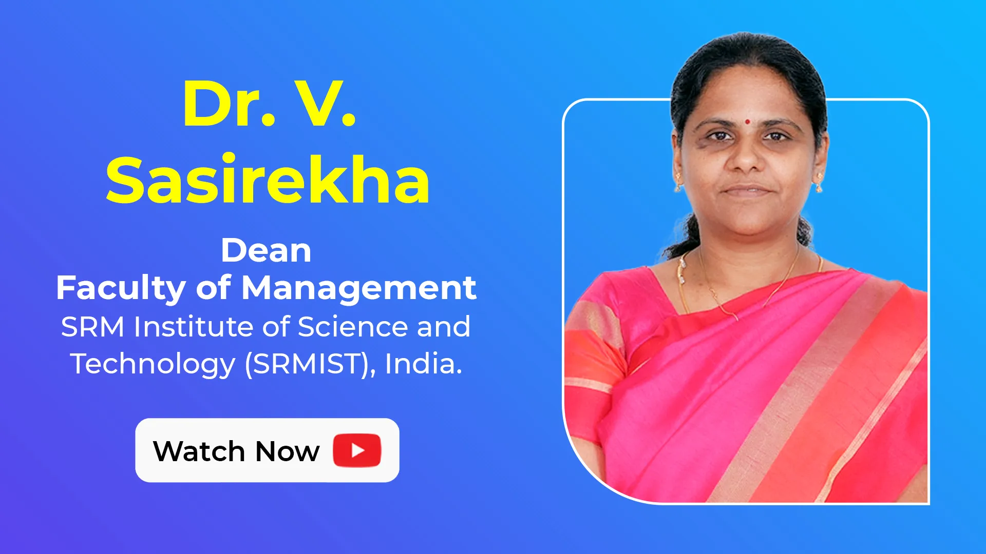 LEAP 2025 Nominee - V. Sasirekha